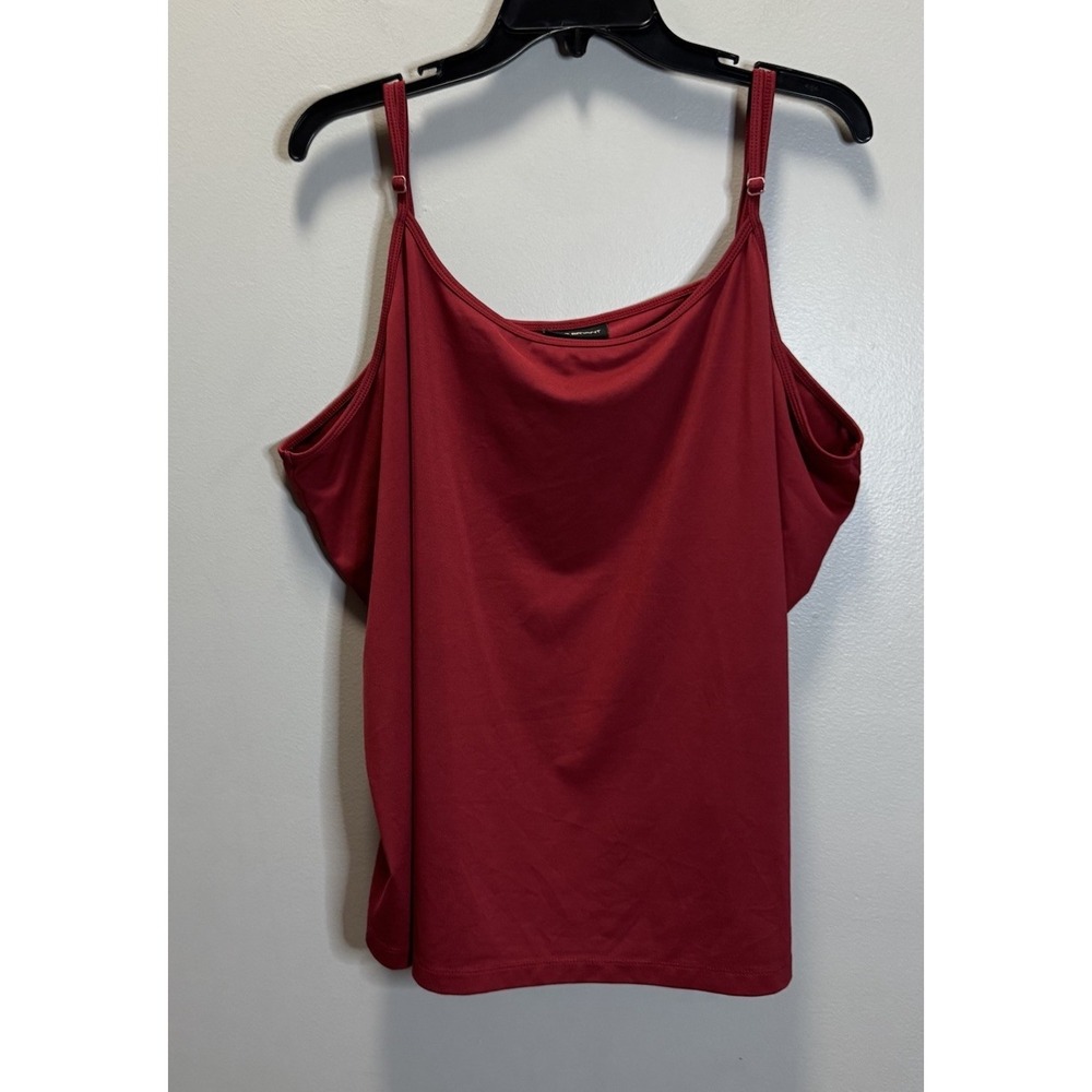 Lane Bryant Tank Top Burgundy Double Strap Camisole Size 26/28